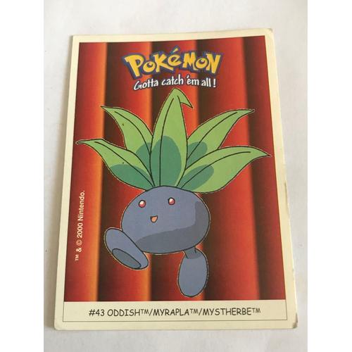 Carte Pokémon Dunkin Boomer #43 Oddish Myrapla Mystherbe 