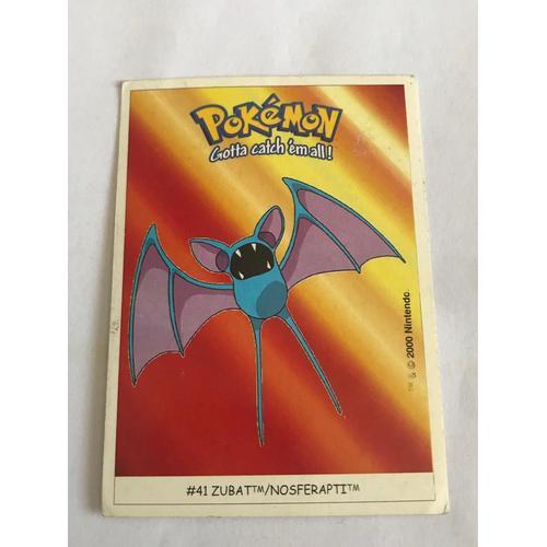 Carte Pokémon Dunkin Boomer #41 Zubat Nosferapti