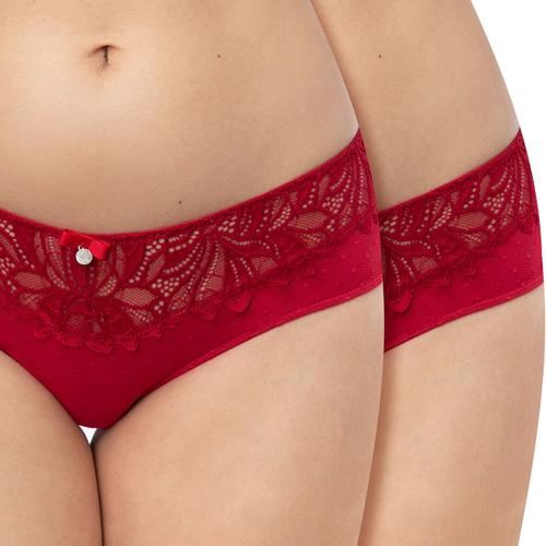 Lot De 2 Shorties Rosana Rouge