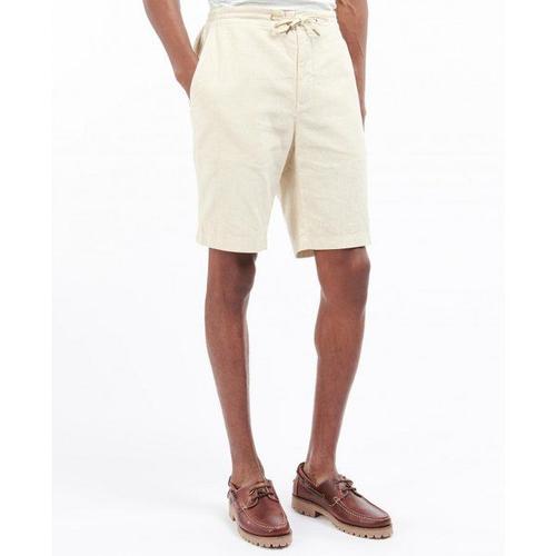 Linen Cotton Mix Short - Short Homme Light Stone 42 - 42