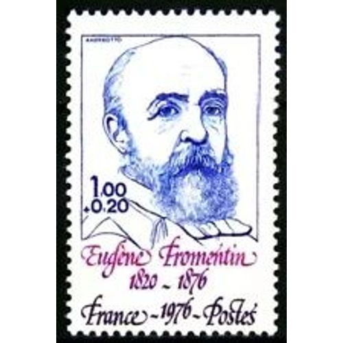 Timbre France 1976 Neuf ** Yt N° 1897 Eugène Fromentin