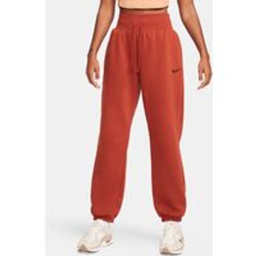 Pantalon De Survêtement Oversize À Taille Haute Nike Sportswear Phoenix Fleece Pour Femme - Orange