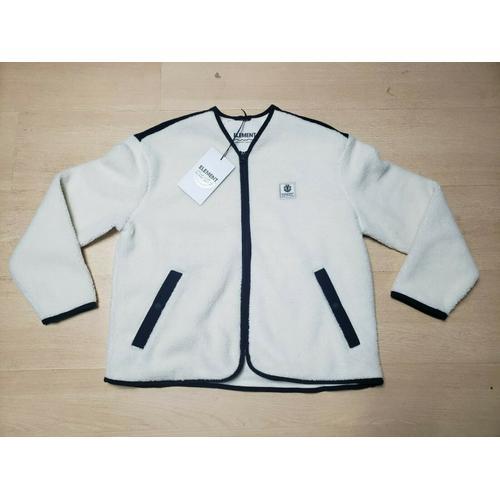 Veste Blouson Manteau Haut Polaire Pull Hiver Blanc Element Skateboards Taille S