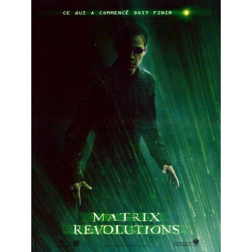 Matrix Revolutions - Neo - 2003 - Keanu Reeves, Laurence Fishburne - 120x160cm - Affiche Cinema Originale Envoi Plie