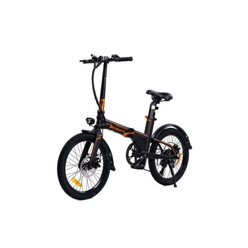 Vélo Électrique, Kukirin V2 City E-Bike Vélo Électrique Pliable, 25km/H Vitesse Maximale, 250w Moteur Mobile, 36v 7.5ah Batterie Peut Aller Jusqu’À 30km- Noir