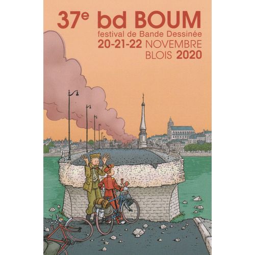 Carte Postale Bravo Emile Festival Bd Blois 2020 (Spirou Et Fantasio