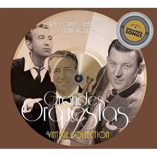 Grandes Orquestras -Ray Connie - Mantovani - Franck Poucel - Vintage Collection - Un Cd Avec Sur Jacquette - 15 Titres Edition Brisa S.L ( P ) 2018 - Import Spain