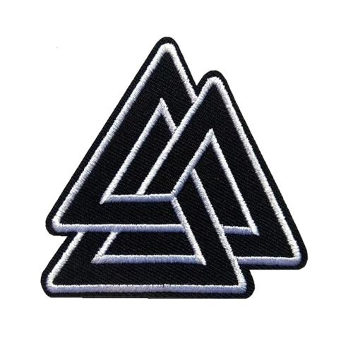 Patch Écusson Thermocollant - Valknut Symbole Viking