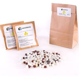 Recharge Boule de lessive Éco Responsable Economique, 240 lavages lessive 2ans, Lessive poudre naturelle Hypoallergénique Citron Anti Calcaire