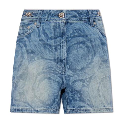 Versace - Shorts > Denim Shorts - Blue