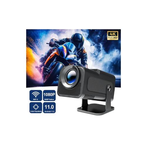 4K Vidéoprojecteur LED Projecteur Bluetooth Rétroprojecteur Portable Home Cinéma Wifi 6 Android 11 Projection Écran 150"