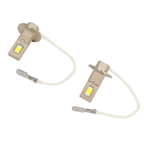 Ampoules De Phares Led H3 Universelles, Super Lumineuses, Plug And Play, 6000k, 2500 Lm, Ampoules De Phares De Voiture, Dc12v