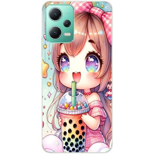 Coque Pour Redmi Note 12 5g Bubble Girl Manga