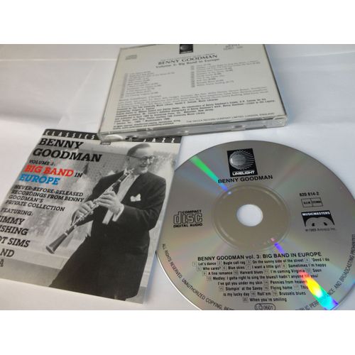 Benny Goodman Yale Archives: Volume 3: Big Band In Europe