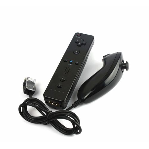 Wii Remote Et Nunchuk Pour Wii / Wii U - Noir