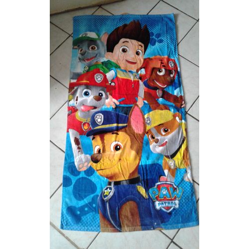 Drap De Plage La Pat'patrouille 70 Cm X 140 Cm, Serviette Plage