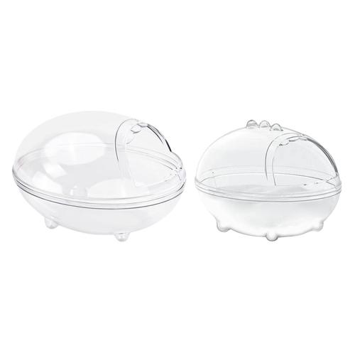 Toilette De Bain En Sable Transparent Pour Hamster, Salle De Bain Pour Animaux De Compagnie, Cage De Bain, Accessoire, Conteneur De Bain De Sable, Baignoire Pour Furet De Chinchilla Hérisson