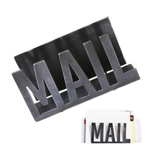 Porte-Courrier En Métal Noir, Trieur De Fichiers, Porte-Documents D'affaires, Support De Bureau, Fichier De Bureau