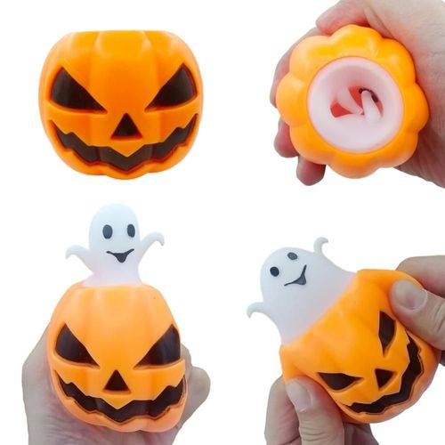 Boule De Tête De Citrouille Pour Halloween, Jouet Amusant, Anti-Stress, Pour Enfants Et Aldult
