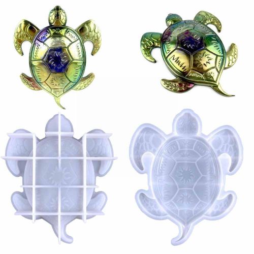 Moules En Silicone Pour Tortues De Mer, Bricolage, Art, Tortue De Mer, Décoration, Ornement, Résine, Mur, Élection, Moules Xy, Prenant En Compte, Fait À La Main, N9w2