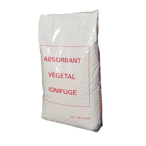 Absorbant végétal - ignifugé - universel - 40 litres BRICOZOR