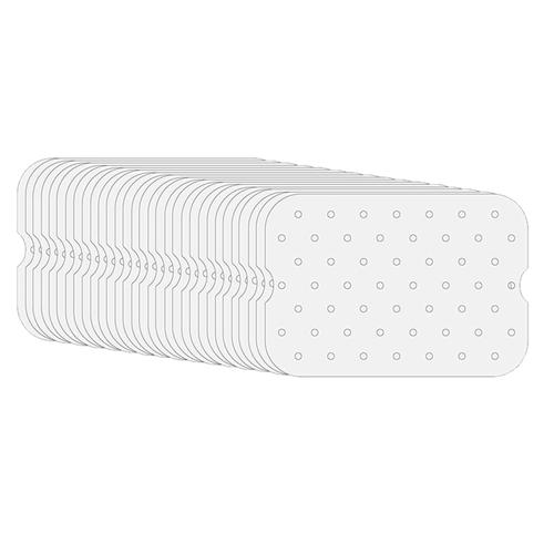 Papier De Cuisson Perforé, 100 Pièces, 100 Pièces, 9.6x11.6 Pouces, Parchemin Perforé Non Blanchi Pour Friteuses À Air, Convient À La Plupart Des Appareils