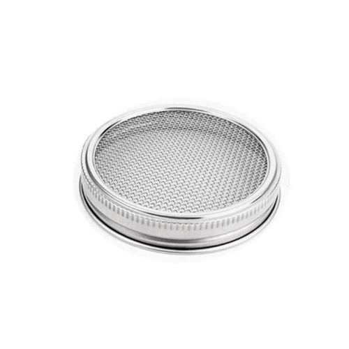 Filtre En Acier Inoxydable 304 Pour Germinateur Mason À Bouche Large, Filtre À Mailles, Tamis D'écran, Bocaux De Mise En Conserve, Outil Pour Les Cadres