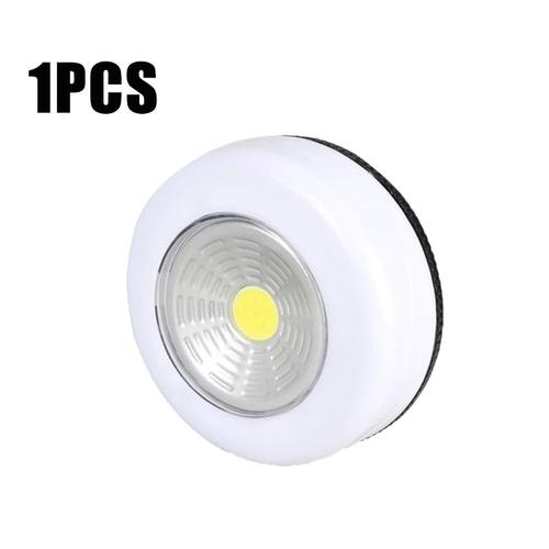 Lampe LED Tactile COB Sans Fil, Sous-meuble, Applique Murale, Garde-robe, Panneau Chi, Placard MELCloset pour Chambre à Coucher, Veilleuse de Cuisine, 5 Pièces