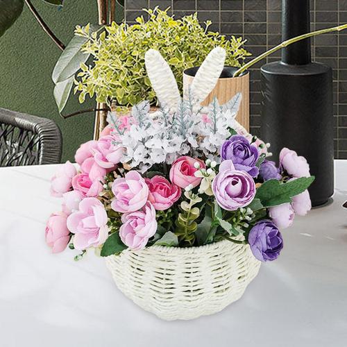 Mir de Rangement de Fleurs pour Fille, Romantique, Multifonctionnel, pour Pâques, Cérémonie, Mariage, Vacances, Jardin, Décoration de Maison