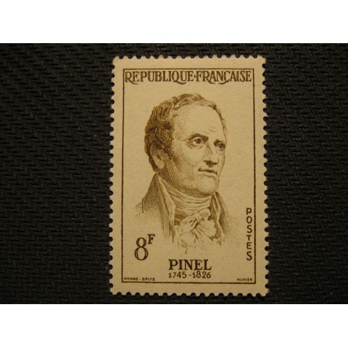 Timbre "Philippe Pinel 1745-1826" 1958 - Y&t N° 1142