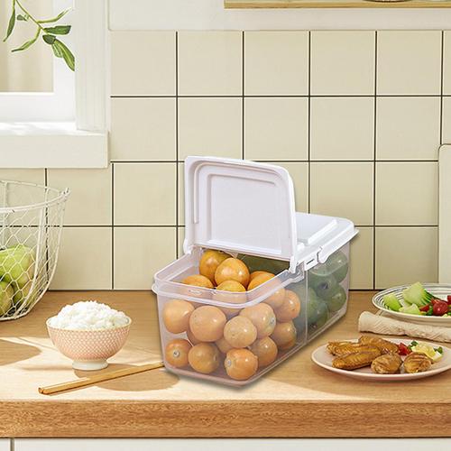 Conteneur de stockage alimentaire pour réfrigérateur Chi Board, porte-strass, 2 grilles