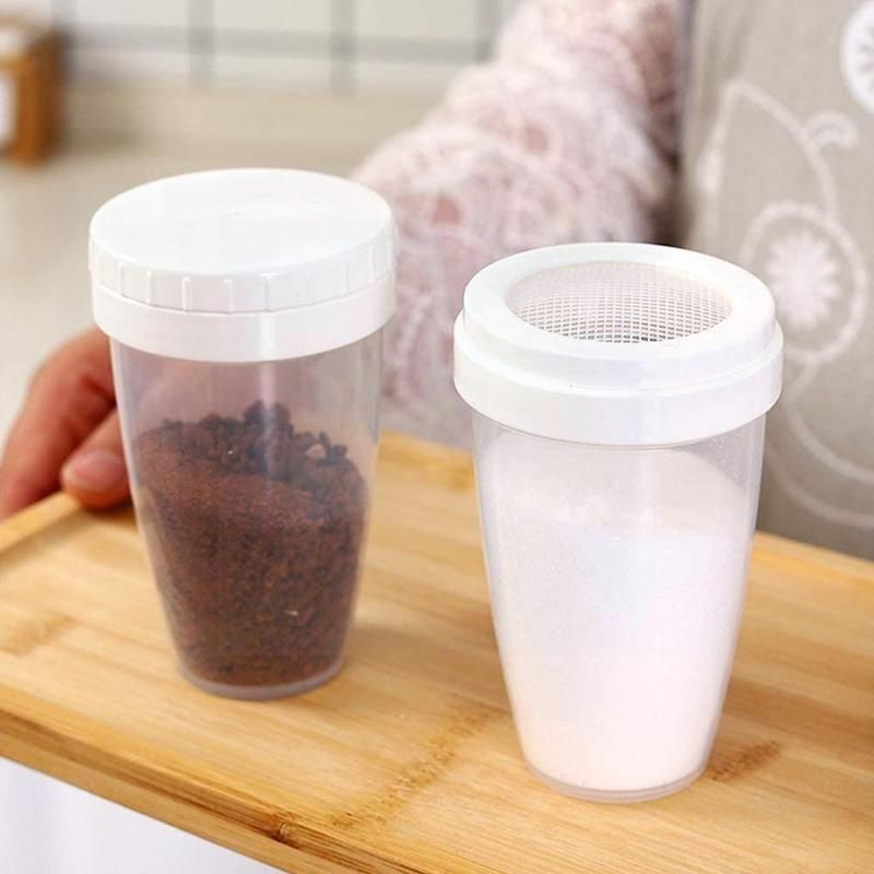 Shaker  Poudre  Main En Plastique, Tamis  2,2 De Farine E... - 2