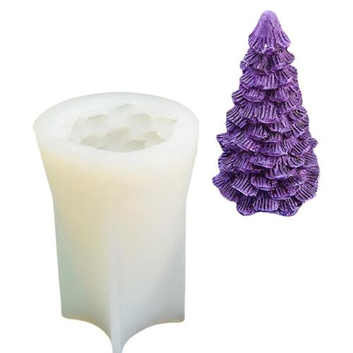 Moules En Silicone Pour Arbre De Noël 3d, Moulage En Résine, Moulage En Forme De Pin, Pour Bricolage, Artisanat D'art Christ