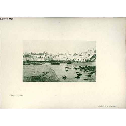 Tanger - La Marine - Une Photogravure En Monochrome Extraite De La Revue Mensuelle Algérie Artistique Et Pittoresque (Vers 1890).