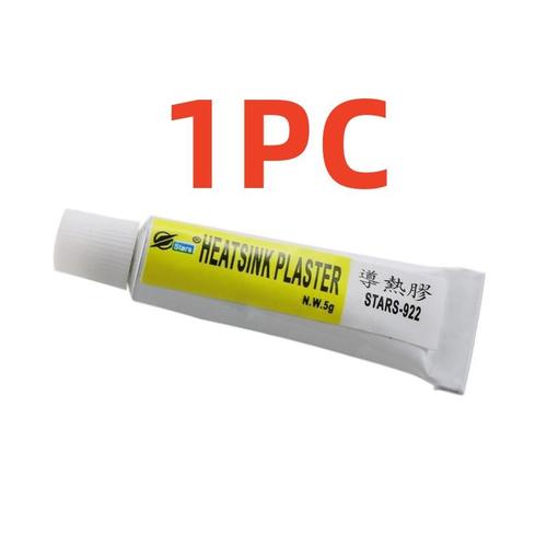 Pâte à graisse thermique, 5 pièces, 5g Colle Adhésive à Graisse Thermique Conductrice pour Puce Vga Ram LED Ic Refroidisseur Religieux, Colle de Refroidissement CPU