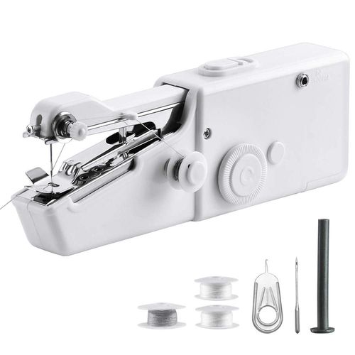 Mini Machine À Coudre Électronique Sans Fil, Point Rapide, Pour Vêtements Et Tissus, Accessoires