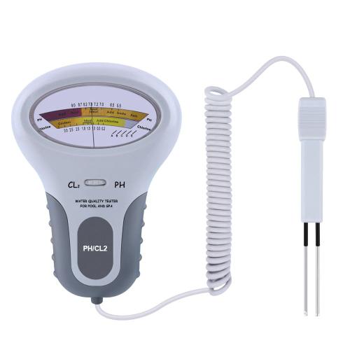 2 en 1 PH Combo ine mètre Combo ine testeur PC-101 PH testeur Combo ine dispositif de test de la qualité de l'eau CL2 mesure pour piscine aquarium