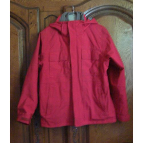 Parka Rouge Décathlon Création - Taille 10 Ans