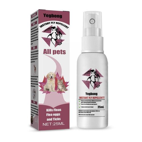 Spray Anti-Puces Pour Animaux De Compagnie, Anti-Tiques Et Moustiques, Pour Chiens Et Chats, Traitement Domestique, Apaisant, N5h0