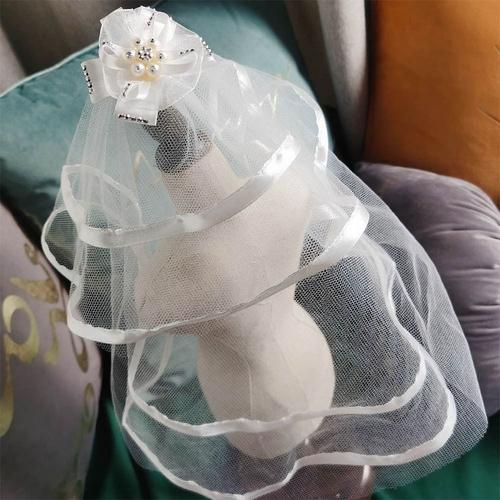 Voile De Mariage Classique Pour Animaux De Compagnie, Costume De Patients, Boutique, Outils De Décoration, Chiot, Chat, Accessoires De Robe