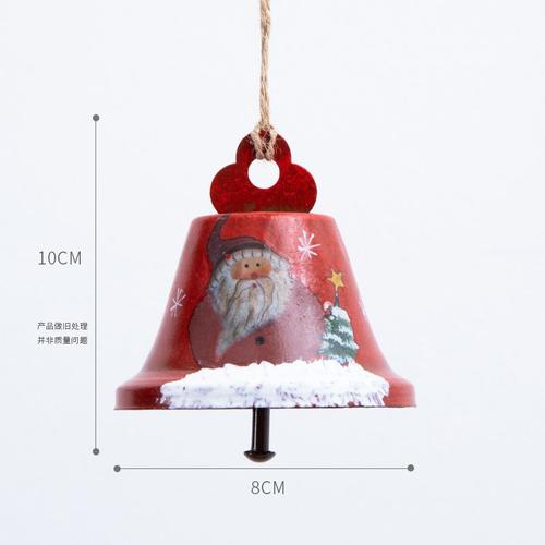 Pendentif de cloche de Noël décoratif, pendentif de Noël créatif, ULde ligne de beurre, père Noël, bonhomme de neige, décoration d'arbre de Noël