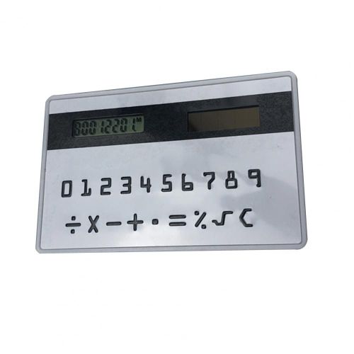 Calculatrice solaire créative pour étudiants, écran LCD, affichage à 8 chiffres, mini calculatrice de poche scientifique, fournitures scolaires et de bureau