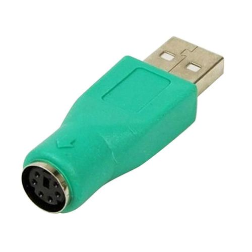 Adaptateur Convertisseur Usb Mâle Vers Ps/2 Femelle, Compatible Pour Pc, Ordinateur, Clavier, Souris Vers Usb 1.1 2.0