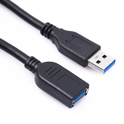 DOONJIEY-Câble d'extension USB 0.3 mâle A vers femelle, 0.5 Gbps, câble audio pour ordinateur portable et PC, super vitesse, 1/1 m, 3.0 m, 4.8 m, m, 3m