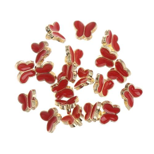 Mini Bouton En Métal Pour Vêtements Au Beurre, Boucles De Décoration À Motif De Palmier, Accessoires De Couture, 1/6, 20 Pièces, 6mm