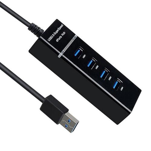 Adaptateur multiprise USB 3.0, Hub de données, Super rapide, 4 Ports, synchronisation de données, pour ordinateur Portable