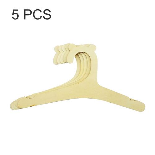 Cintre en bois pour vêtements de bébé, 5/10 pièces, créatif, décoration pour chambre de princesse et de petite fille, cadeau pour enfants