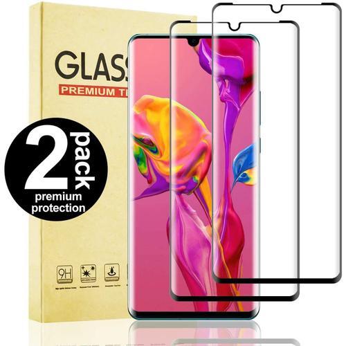 Lot De 2 Verre Trempé Huawei P30 Pro, Film Protection Ecran Huawei P30 Pro Verre Trempé, Installation Facile, Dureté 9h, Anti Rayures Verre Temps Pour Huawei P30 Pro