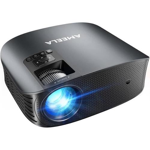 Projecteur 4K, Vidéoprojecteur Avec Wifi Et Bluetooth, Film Projecteur Full Hd 1080P Pour Home Cinéma Dolby Audio, Zoom 50% -[J107].