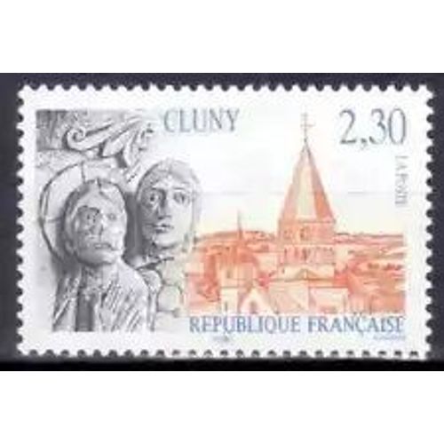 Timbre France 1990 Neuf ** Yt N° 2657 Abbaye De Cluny